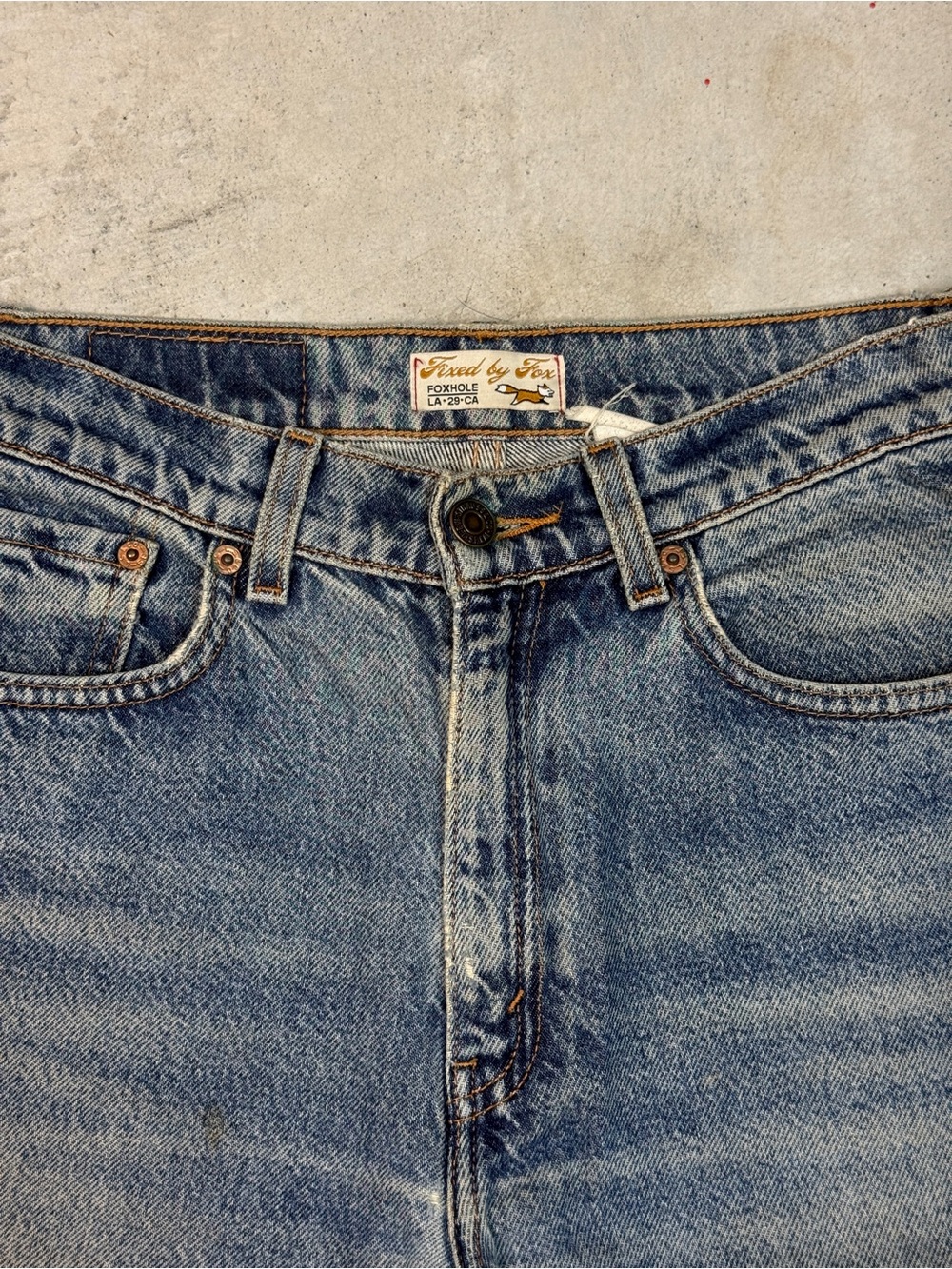 Levi's x Fixed by Fox | Light Wash High-Waisted Jeans - Picture 3 of 5